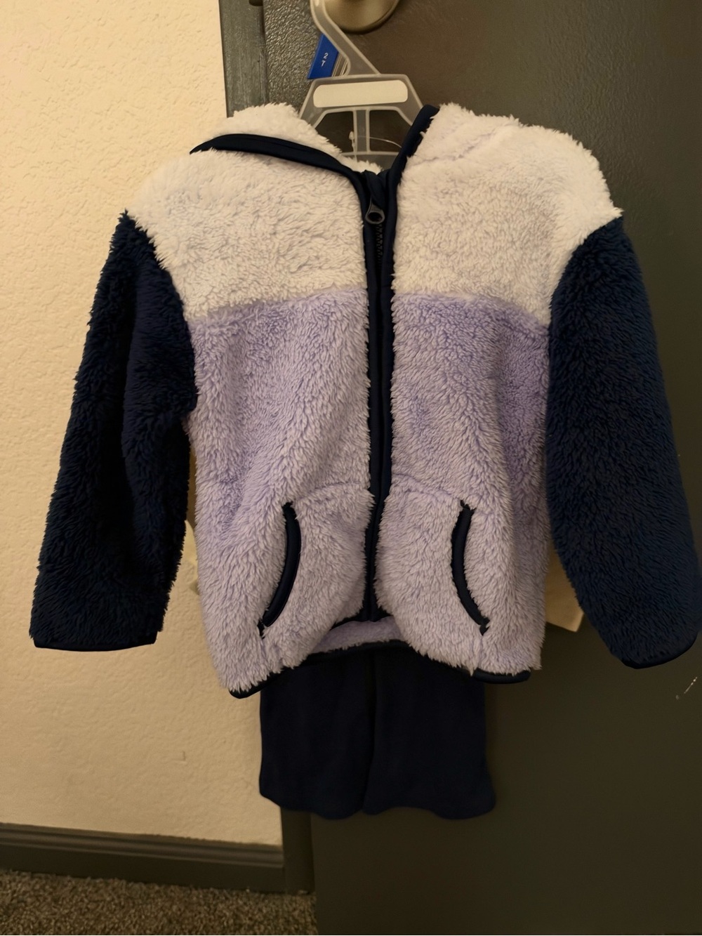 NWT Member’s Mark 3-piece cozy jacket set girls sz 2T